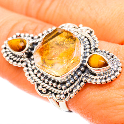Citrine Rings handcrafted by Ana Silver Co - RING121207