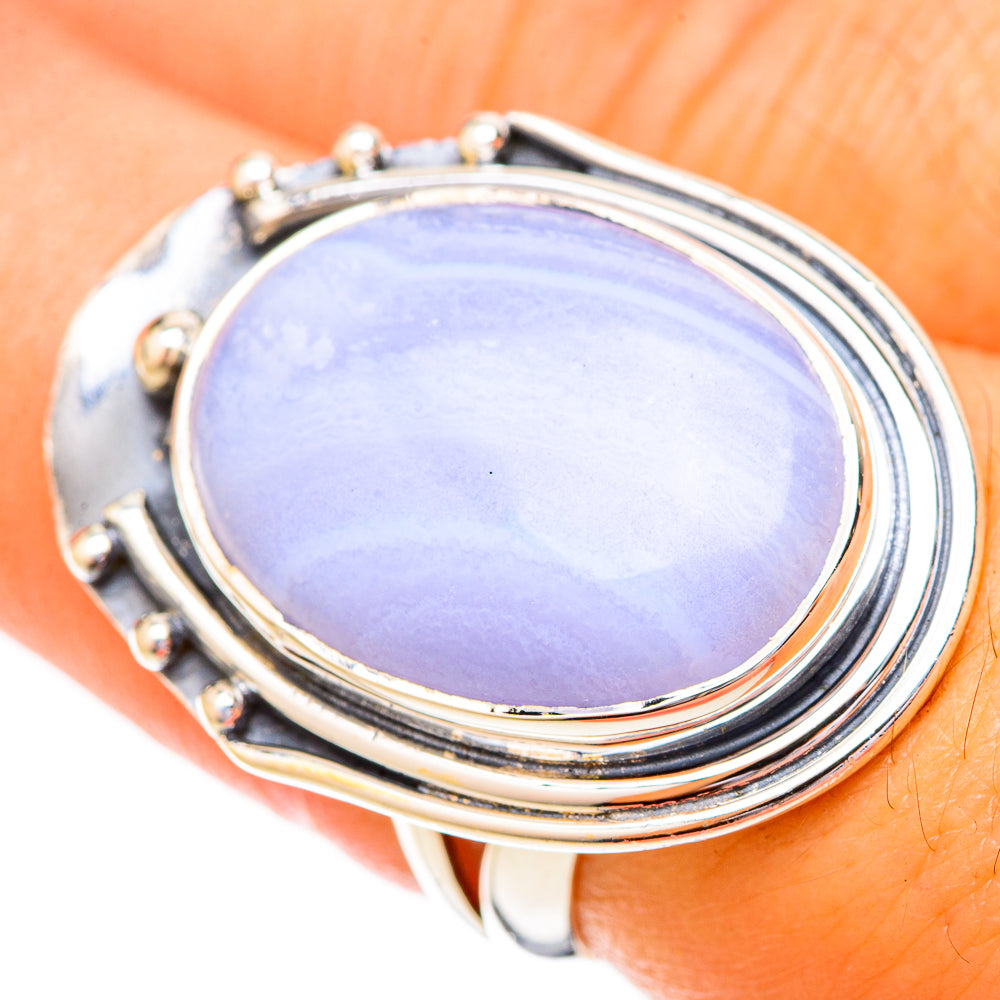 Rainbow Moonstone Rings handcrafted by Ana Silver Co - RING121220