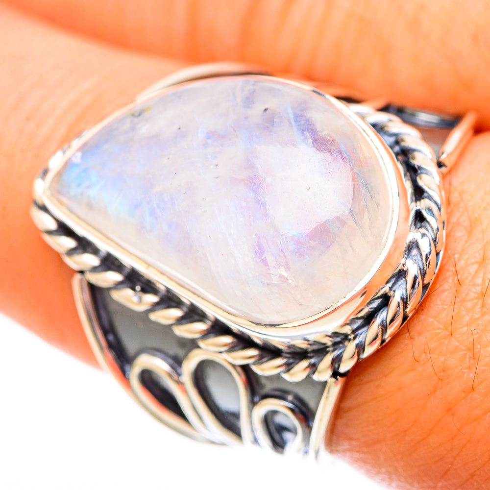 Dendritic Opal Rings handcrafted by Ana Silver Co - RING121221