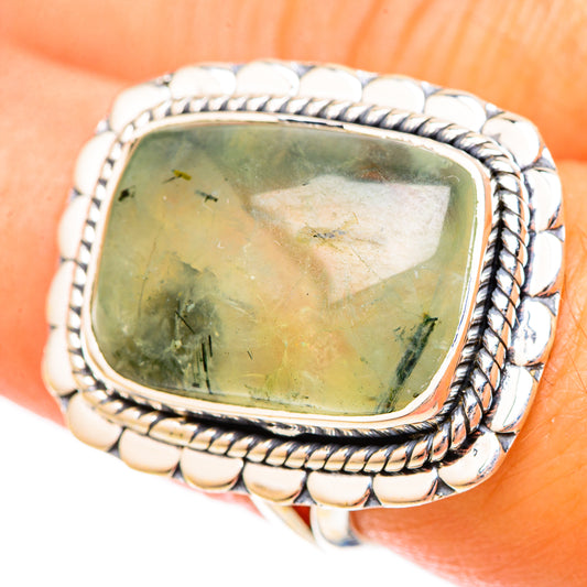 Prehnite Rings handcrafted by Ana Silver Co - RING121242