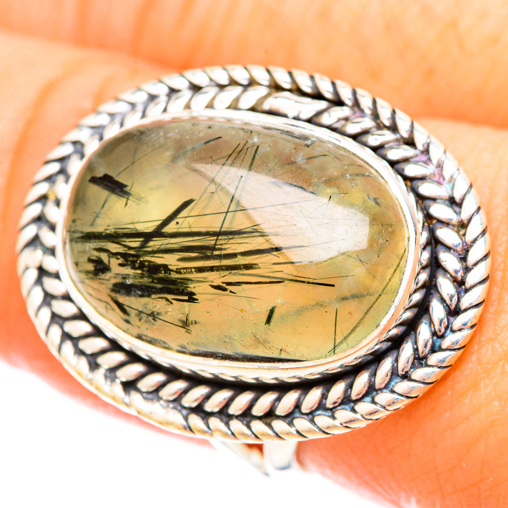 Prehnite Rings handcrafted by Ana Silver Co - RING121245