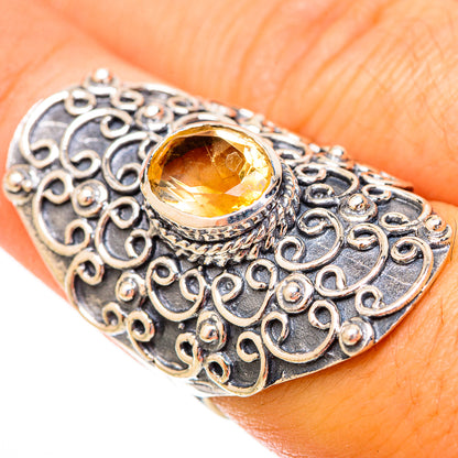 Citrine Rings handcrafted by Ana Silver Co - RING121255