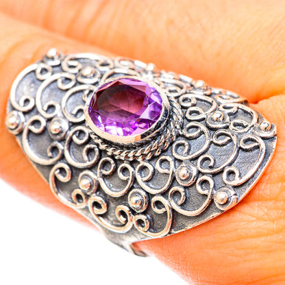 Amethyst Rings handcrafted by Ana Silver Co - RING121263