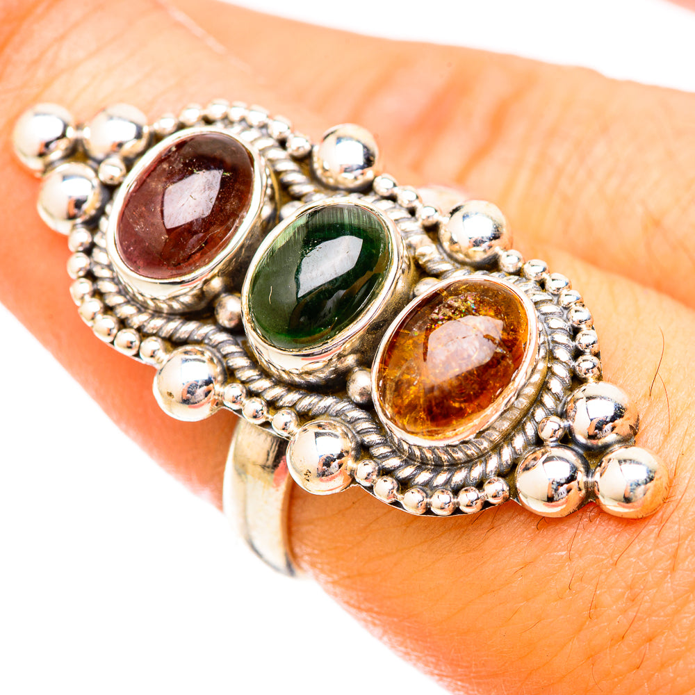 Ethiopian Opal Rings handcrafted by Ana Silver Co - RING121274