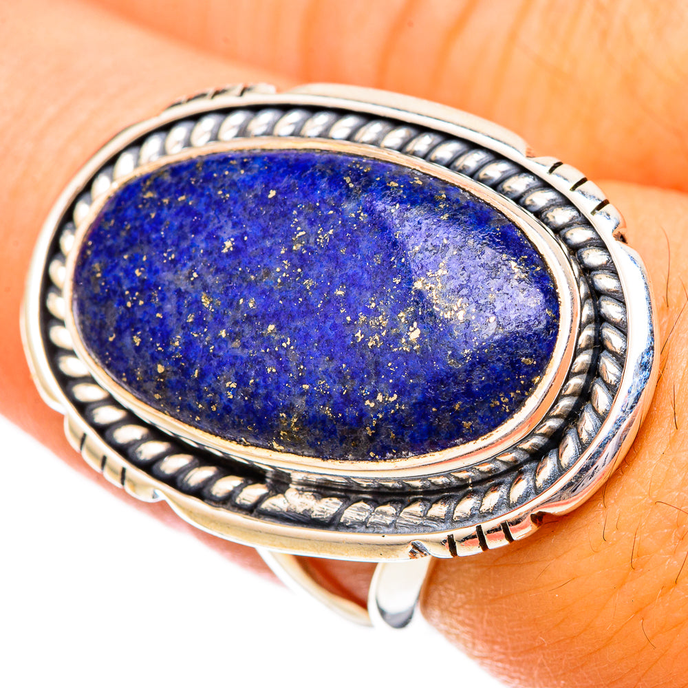 Lapis Lazuli Rings handcrafted by Ana Silver Co - RING121281