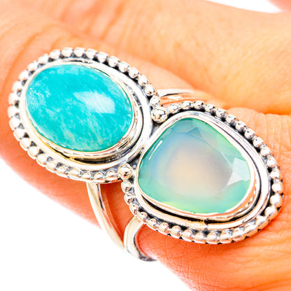 Amazonite Rings handcrafted by Ana Silver Co - RING121284