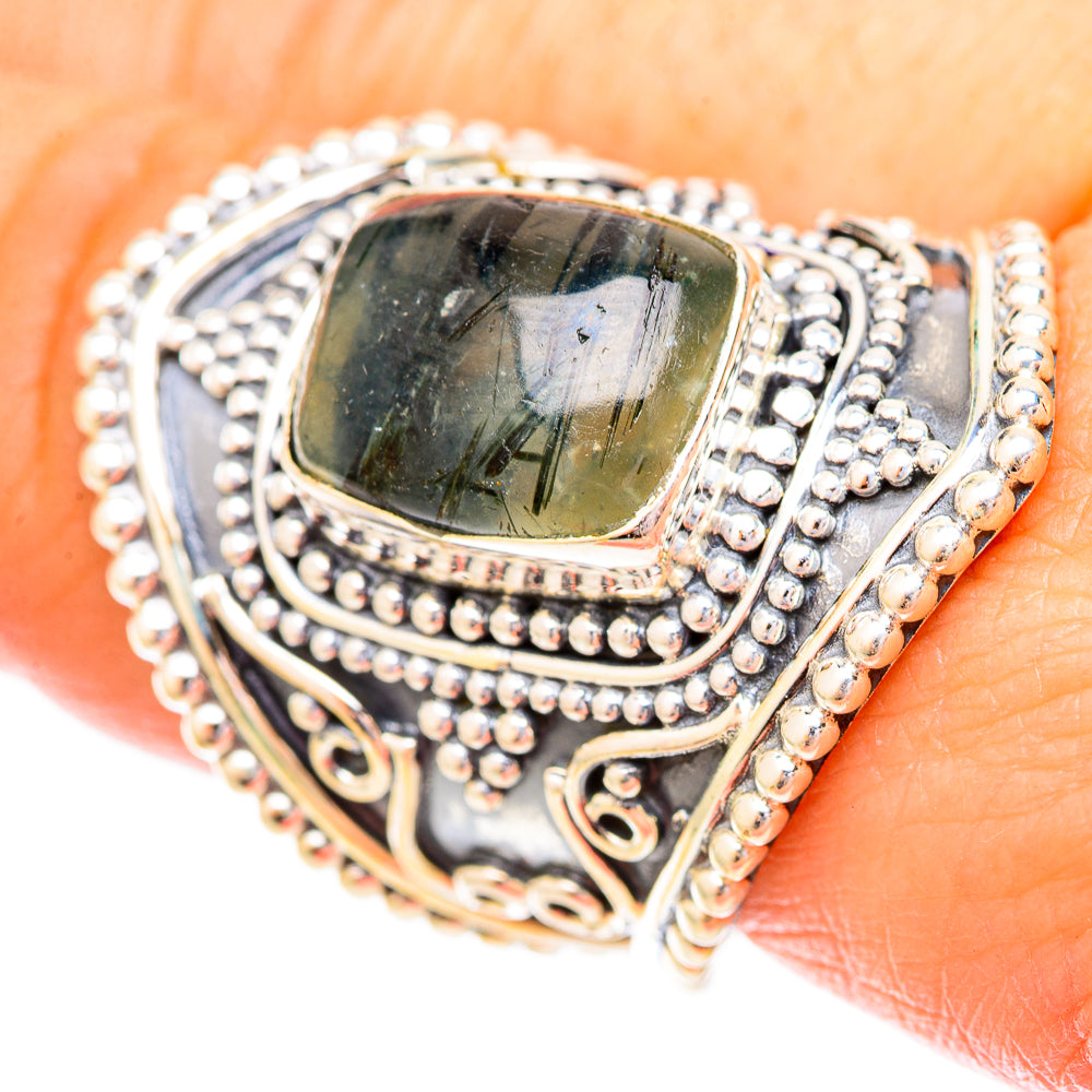 Prehnite Rings handcrafted by Ana Silver Co - RING121291