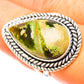 Australian Green Opal Rings handcrafted by Ana Silver Co - RING121298