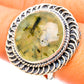 Prehnite Rings handcrafted by Ana Silver Co - RING121300