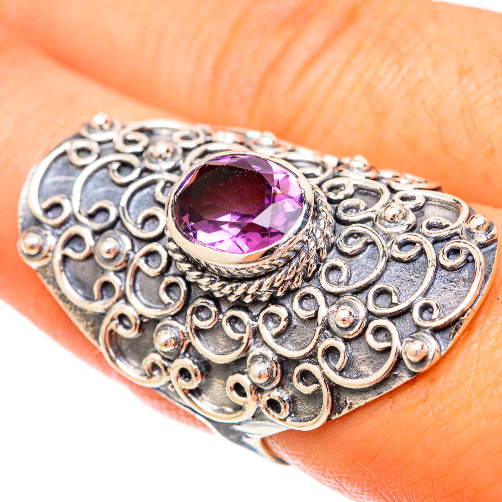Amethyst Rings handcrafted by Ana Silver Co - RING121309