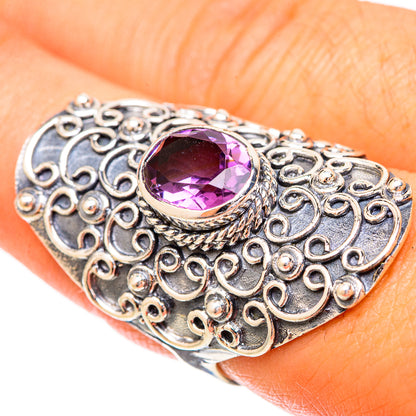 Amethyst Rings handcrafted by Ana Silver Co - RING121309
