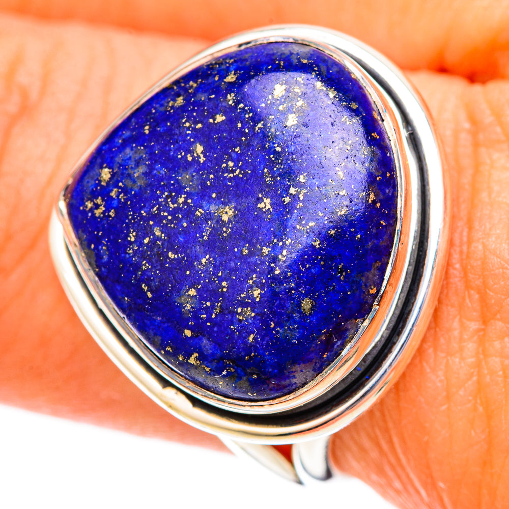 Lapis Lazuli Rings handcrafted by Ana Silver Co - RING121333