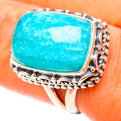 Amazonite Rings handcrafted by Ana Silver Co - RING121340