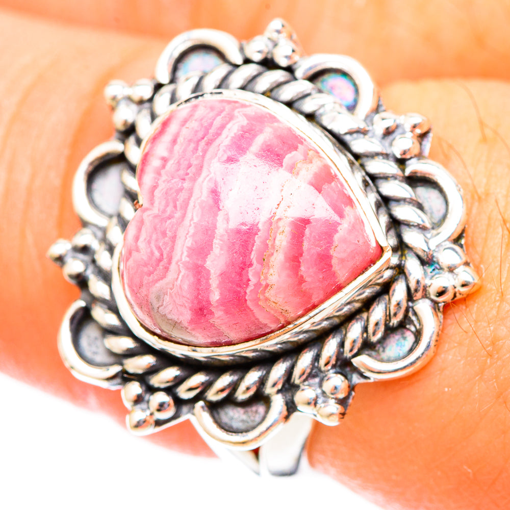 Rhodochrosite Rings handcrafted by Ana Silver Co - RING121345