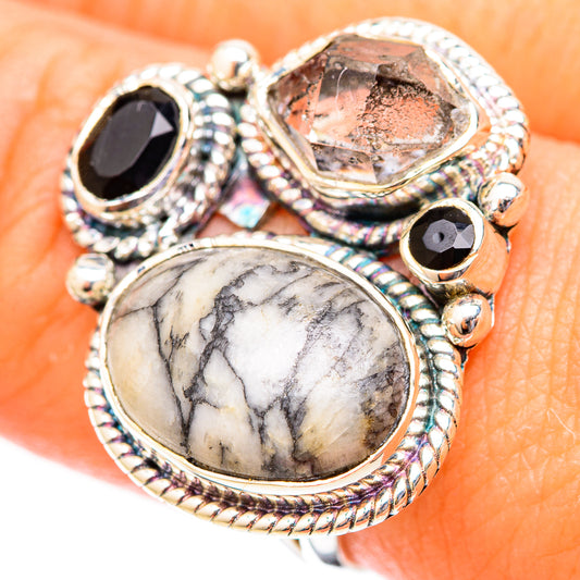 Pinolith Jasper Rings handcrafted by Ana Silver Co - RING121354