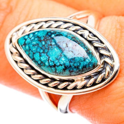 Tibetan Turquoise Rings handcrafted by Ana Silver Co - RING121366