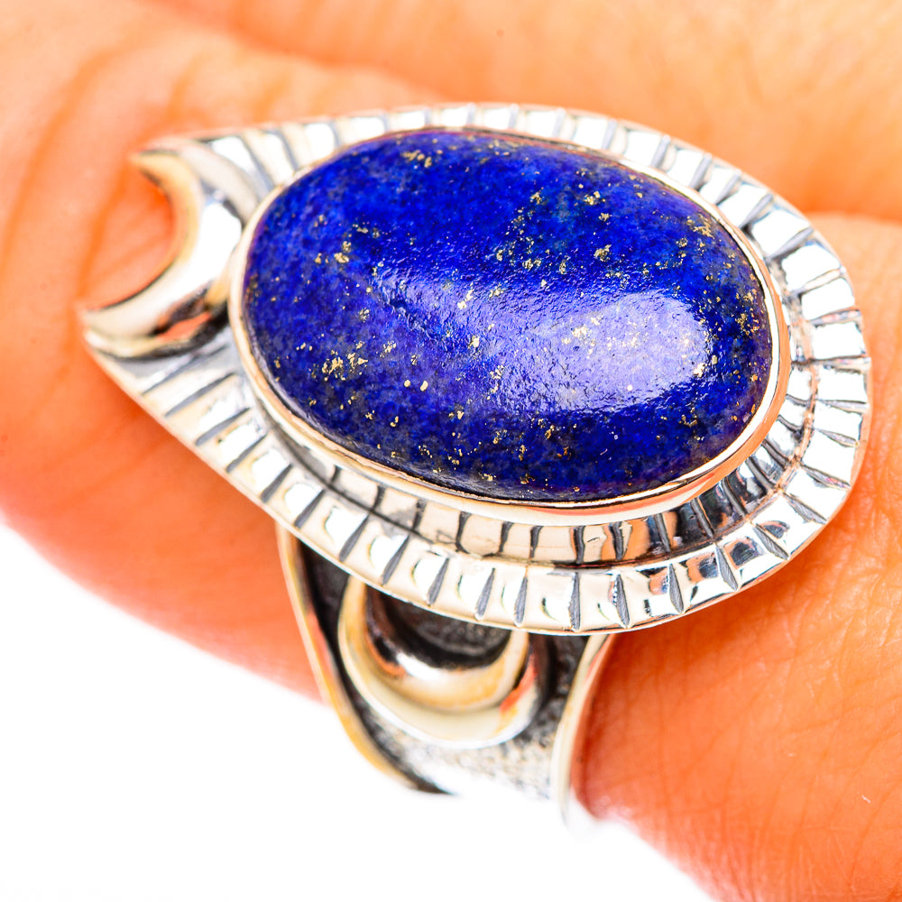 Lapis Lazuli Rings handcrafted by Ana Silver Co - RING121368