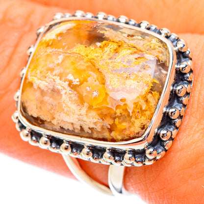 Brecciated Mookaite Rings handcrafted by Ana Silver Co - RING121374