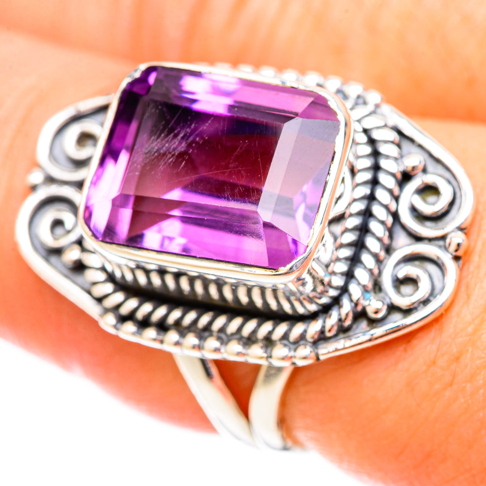 Amethyst Rings handcrafted by Ana Silver Co - RING121380