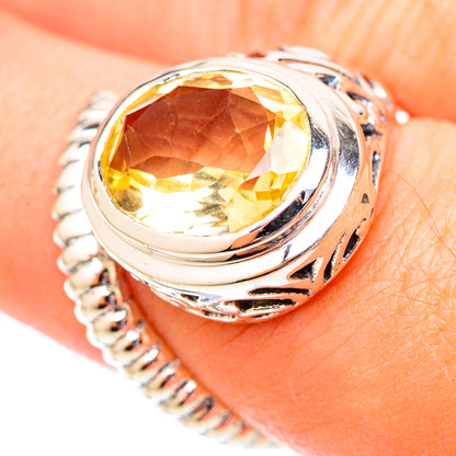 Citrine Rings handcrafted by Ana Silver Co - RING121409