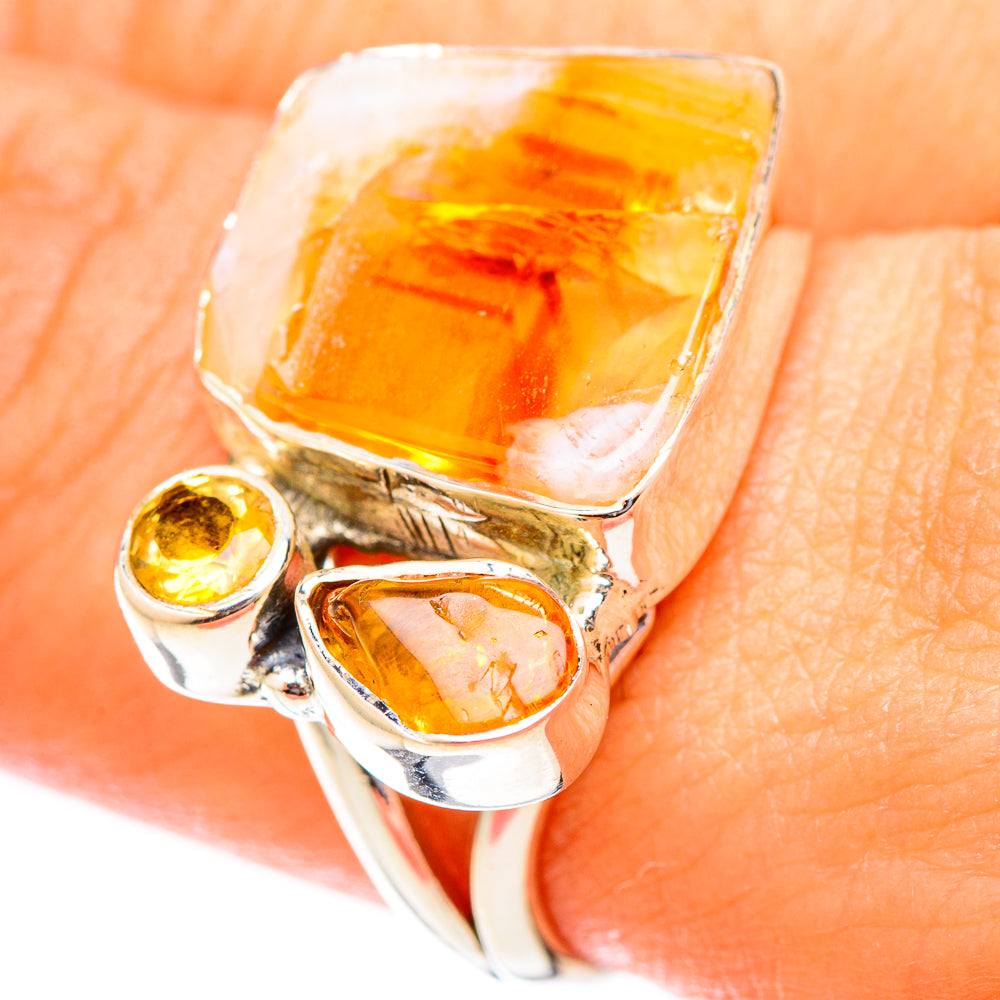 Citrine Rings handcrafted by Ana Silver Co - RING121439