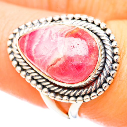 Rhodochrosite Rings handcrafted by Ana Silver Co - RING121440