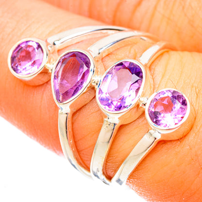 Amethyst Rings handcrafted by Ana Silver Co - RING121443