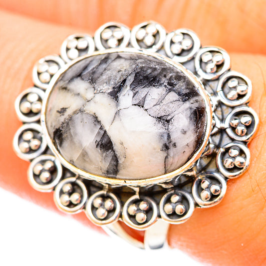 Pinolith Jasper Rings handcrafted by Ana Silver Co - RING121446