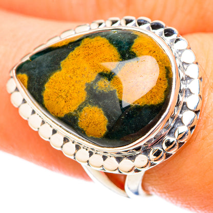 Ocean Jasper Rings handcrafted by Ana Silver Co - RING121465