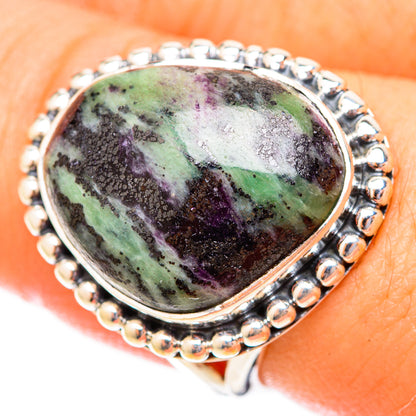 Ruby Charoite Rings handcrafted by Ana Silver Co - RING121466