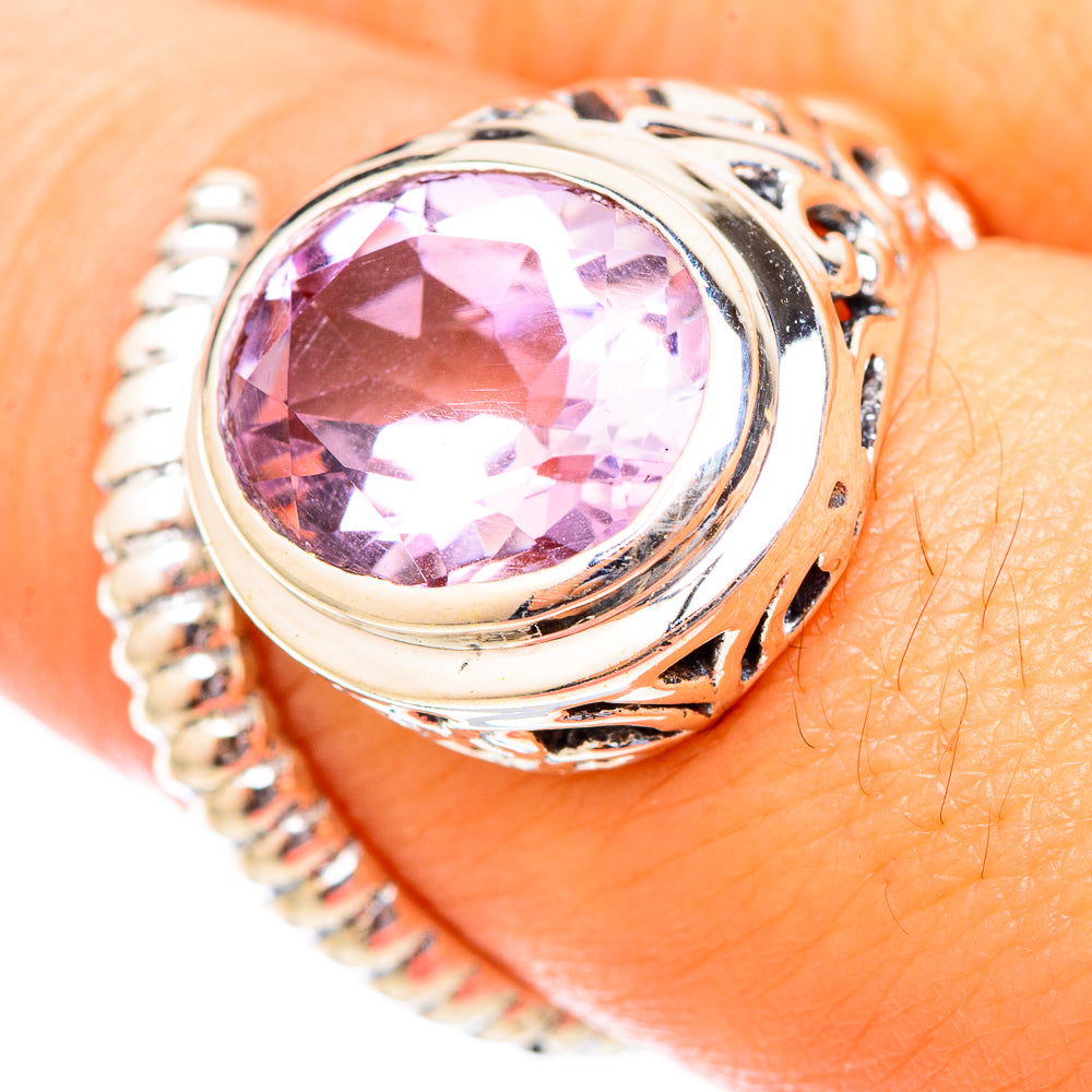Kunzite Rings handcrafted by Ana Silver Co - RING121475