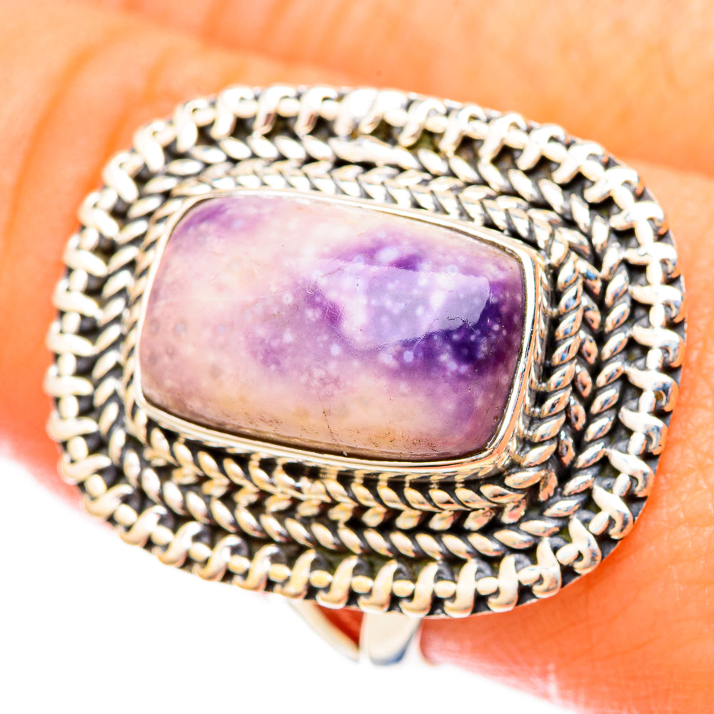 Tiffany Stone Rings handcrafted by Ana Silver Co - RING121478