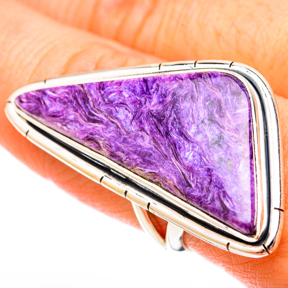 Charoite Rings handcrafted by Ana Silver Co - RING121480