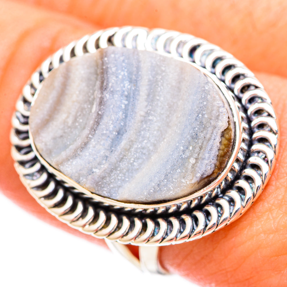 Desert Druzy Rings handcrafted by Ana Silver Co - RING121499