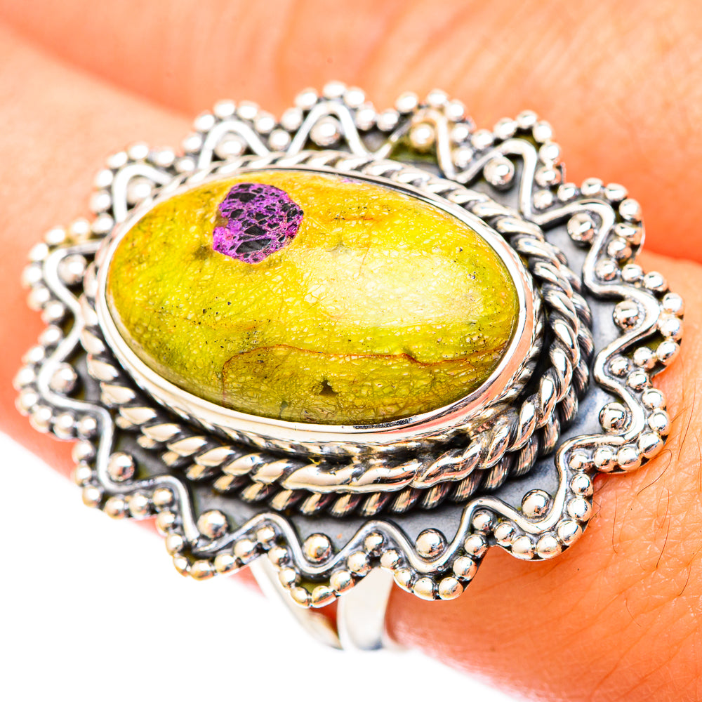 Atlantisite Rings handcrafted by Ana Silver Co - RING121501