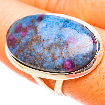 Ruby Fuchsite Rings handcrafted by Ana Silver Co - RING121502