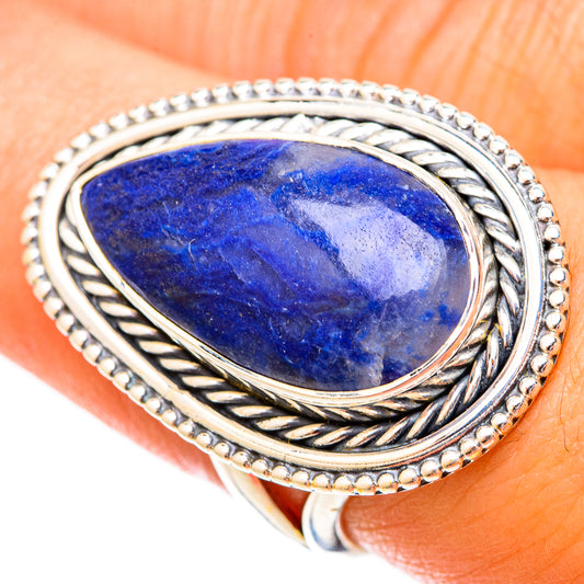 Sodalite Rings handcrafted by Ana Silver Co - RING121507
