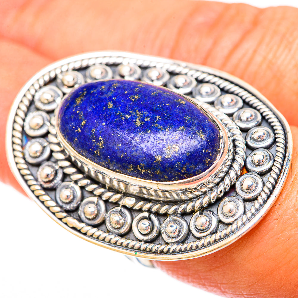 Lapis Lazuli Rings handcrafted by Ana Silver Co - RING121509