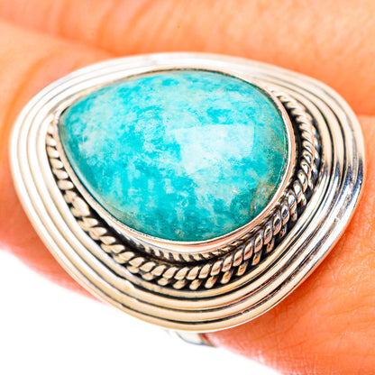 Amazonite Rings handcrafted by Ana Silver Co - RING121519