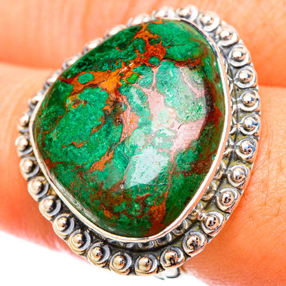 Malachite Rings handcrafted by Ana Silver Co - RING121522
