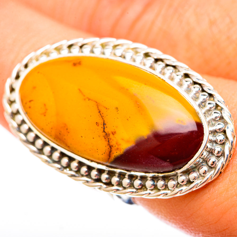 Mookaite Rings handcrafted by Ana Silver Co - RING121526