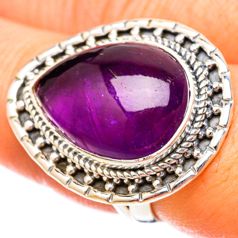 Amethyst Rings handcrafted by Ana Silver Co - RING121534