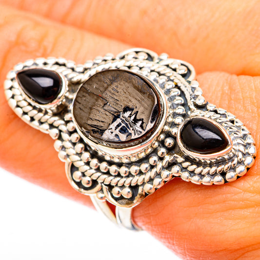 Shungite Rings handcrafted by Ana Silver Co - RING121539