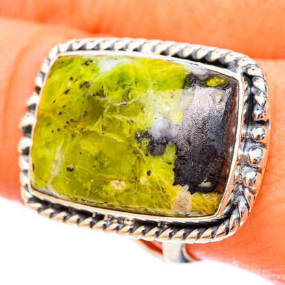 Lizardite Rings handcrafted by Ana Silver Co - RING121550