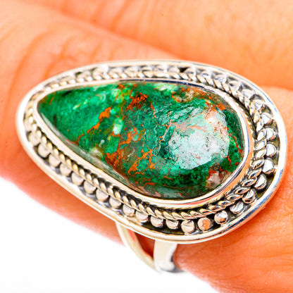 Malachite Rings handcrafted by Ana Silver Co - RING121564