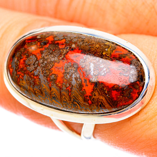 Moroccan Agate Rings handcrafted by Ana Silver Co - RING121569