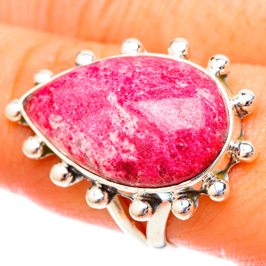 Thulite Rings handcrafted by Ana Silver Co - RING121573