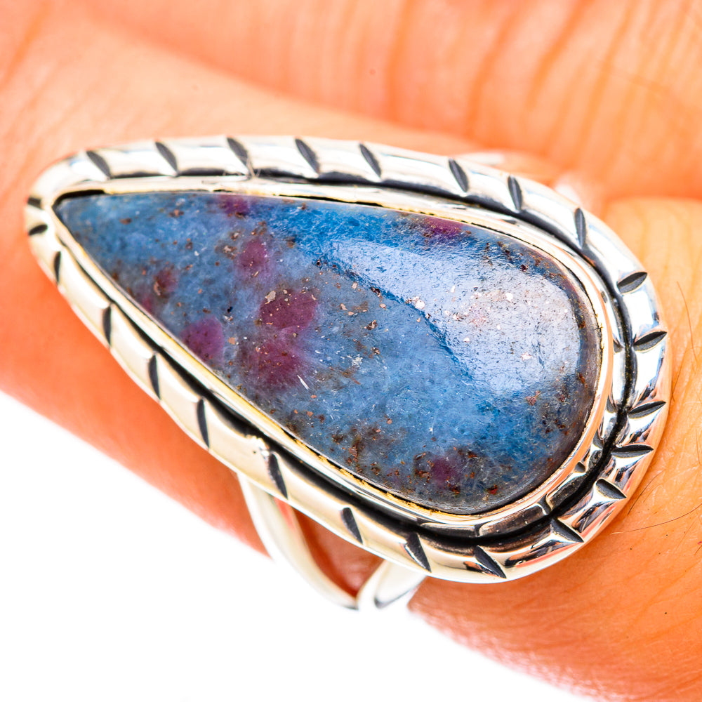 Ruby Fuchsite Rings handcrafted by Ana Silver Co - RING121591