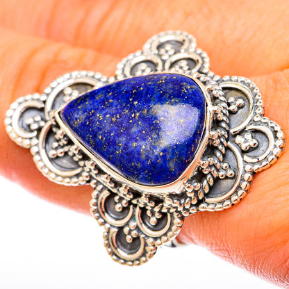 Lapis Lazuli Rings handcrafted by Ana Silver Co - RING121592