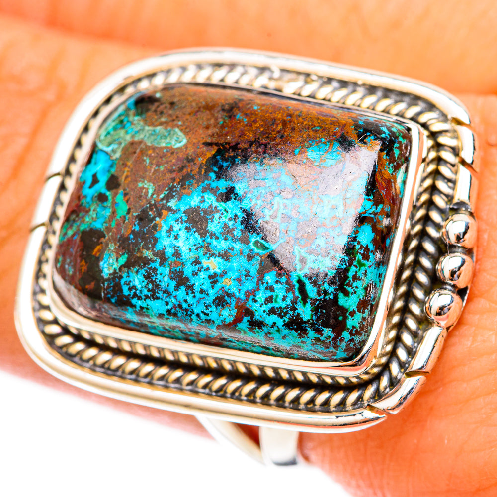 Shattuckite Rings handcrafted by Ana Silver Co - RING121600